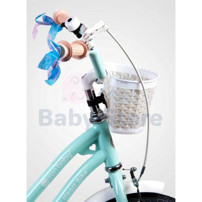 Sun Baby 16 colių Heart Bike Mint vaikiškas dviratis
